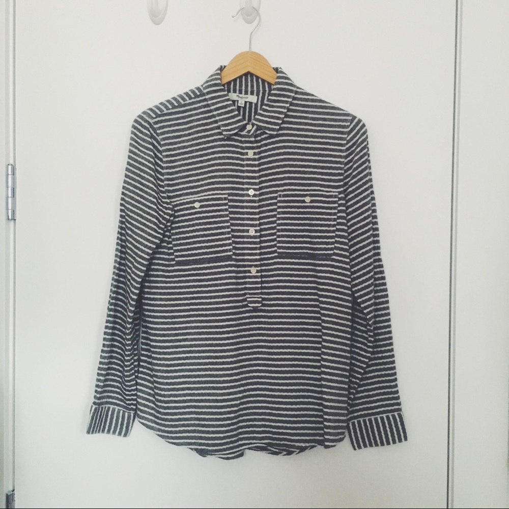 👱🏻‍♀️ Madewell Striped Shirt 👱🏻‍♀️